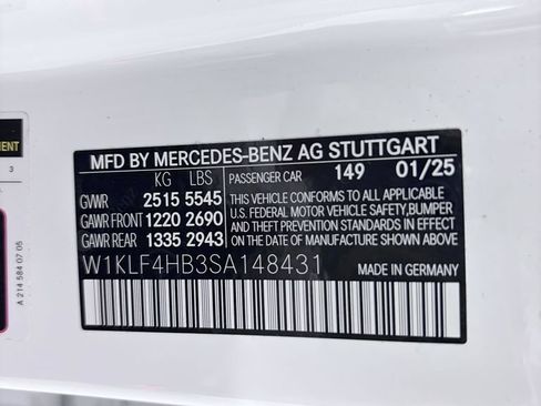 Used 2025 Mercedes-Benz E 350 4MATIC Sedan w/ Winter Package image 26