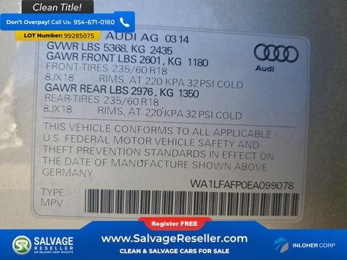 Used 2014 Audi Q5 2.0T Premium Plus w/ Premium Plus Package image 17