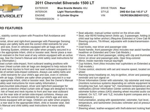 Used 2011 Chevrolet Silverado 1500 LT image 23