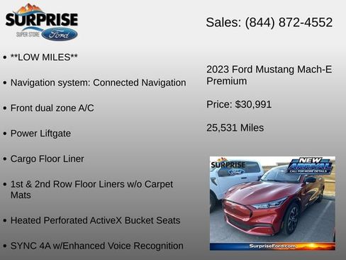 Used 2023 Ford Mustang Mach-E Premium RWD image 12
