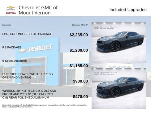 Used 2010 Chevrolet Camaro SS w/ LPO, Ground Effects Package RWD image 6