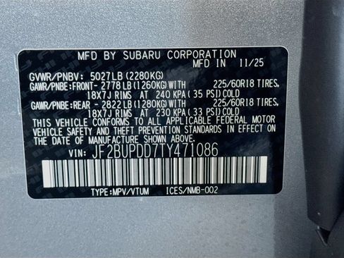 Certified 2026 Subaru Outback Limited AWD/4WD image 31