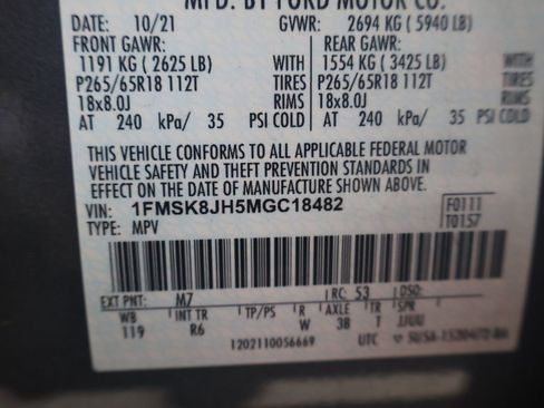 Used 2021 Ford Explorer Timberline AWD/4WD image 13