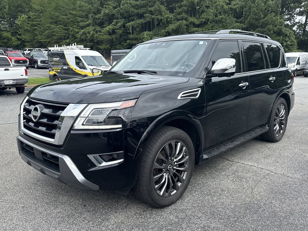 Used 2024 Nissan Armada Platinum w/ Captain's Chairs Package AWD/4WD image 3