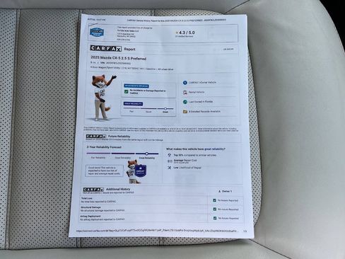 Used 2025 MAZDA CX-5 AWD 2.5 S w/ Preferred Package image 54