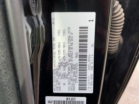 Used 2021 Toyota Tundra SR5 w/ SX Package RWD image 28