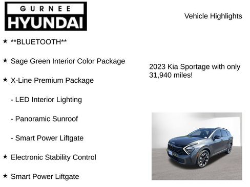 Used 2023 Kia Sportage X-Line w/ X-Line Premium Package AWD/4WD image 7