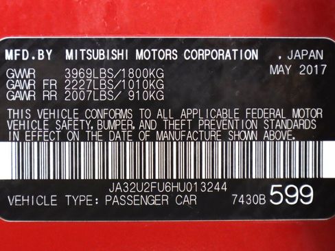 Used 2017 Mitsubishi Lancer LE image 37