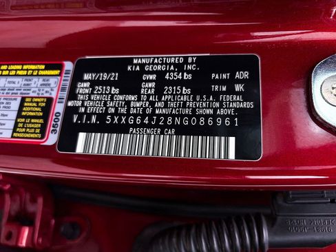 Used 2022 Kia K5 GT-Line w/ GT-Line FWD Premium Package image 39