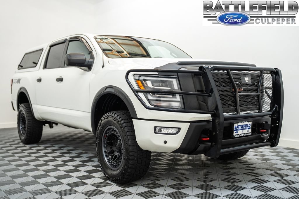 Used 2021 Nissan Titan PRO-4X w/ Pro-4x Utility Package AWD/4WD image 1