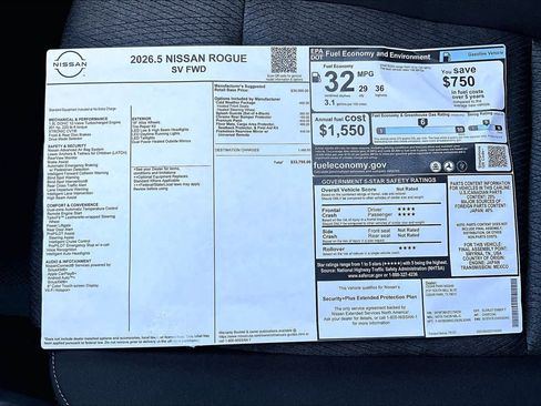 New 2026 Nissan Rogue SV image 21