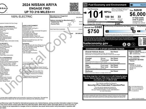 Used 2024 Nissan Ariya FWD image 3