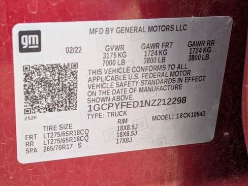 Used 2022 Chevrolet Silverado 1500 LT Trail Boss w/ Bed Protection Package image 25