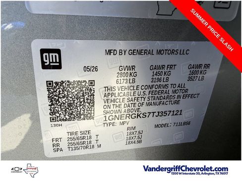 Used 2026 Chevrolet Traverse LT w/ Driver Confidence Package FWD image 31