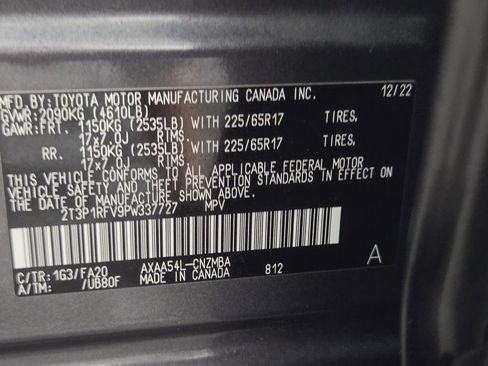 Used 2023 Toyota RAV4 XLE w/ Convenience Package AWD/4WD image 33