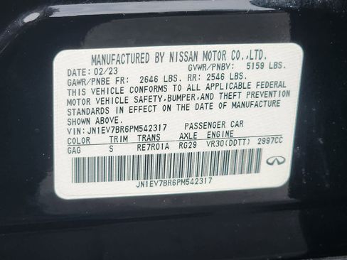 Used 2023 INFINITI Q50 Luxe w/ Cargo Package AWD/4WD image 28