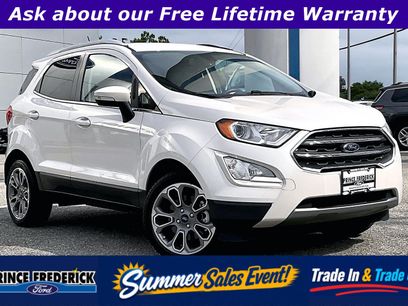 Certified 2021 Ford EcoSport Titanium w/ Interior Protection Package
