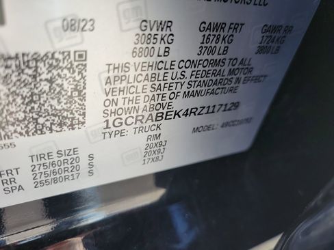 Used 2024 Chevrolet Silverado 1500 Custom RWD image 34