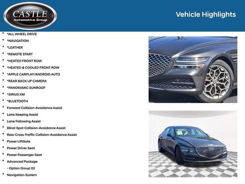 Used 2024 Genesis G80 2.5T w/ Advanced Package AWD/4WD image 3