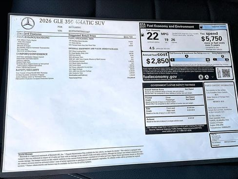 New 2026 Mercedes-Benz GLE 350 GLE 350 image 22