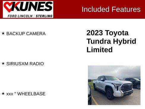 Used 2023 Toyota Tundra Limited AWD/4WD image 3