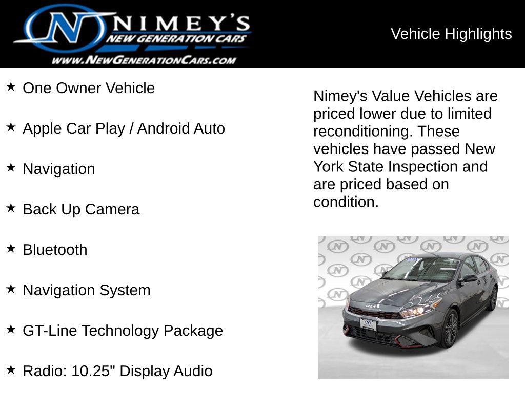 Used 2023 Kia Forte GT-Line w/ GT-Line Technology Package FWD image 5
