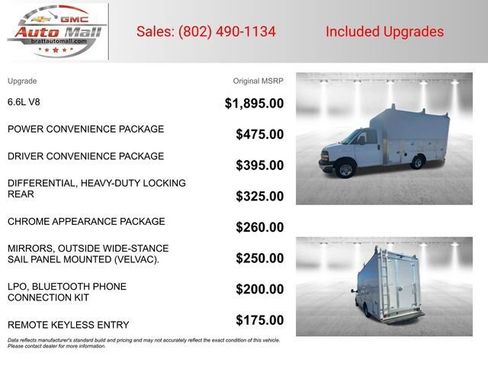 New 2025 Chevrolet Express 3500 w/ Power Convenience Package image 3