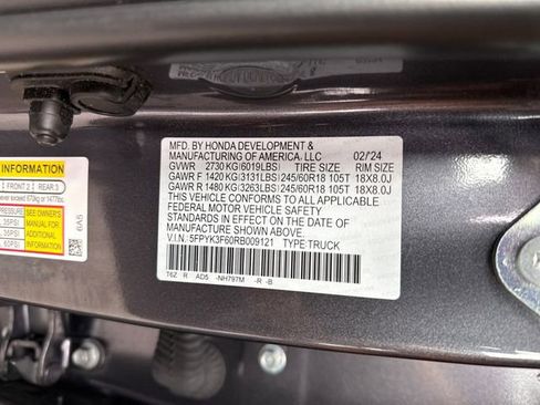 Certified 2024 Honda Ridgeline TrailSport image 17