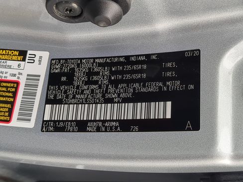 Used 2020 Toyota Highlander XLE AWD/4WD image 37