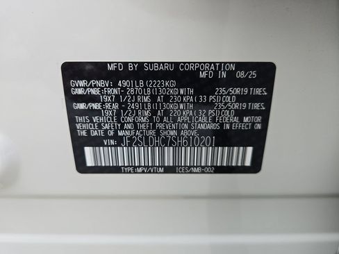 Used 2025 Subaru Forester Sport w/ Protection Package AWD/4WD image 30
