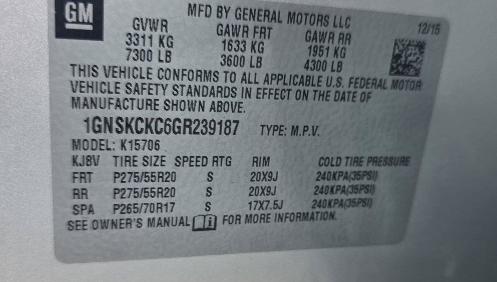 Used 2016 Chevrolet Tahoe LTZ AWD/4WD image 27