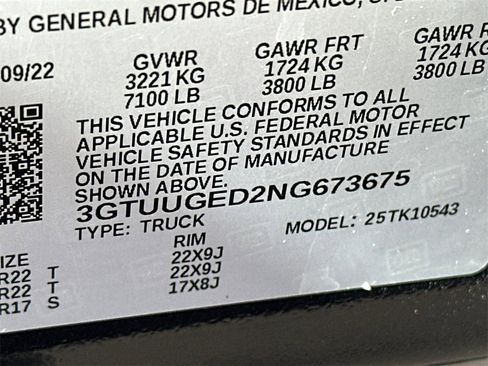 Used 2022 GMC Sierra 1500 Denali image 34