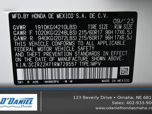 Used 2024 Honda HR-V EX-L image 45