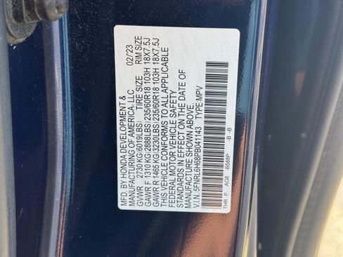 Certified 2023 Honda Odyssey EX-L image 27