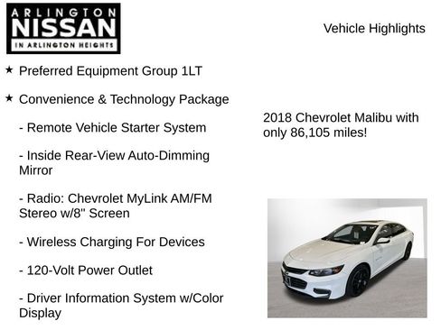 Used 2018 Chevrolet Malibu LT FWD image 7