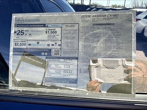 New 2026 MAZDA CX-90 3.3 Turbo w/ Premium Sport Pkg image 15