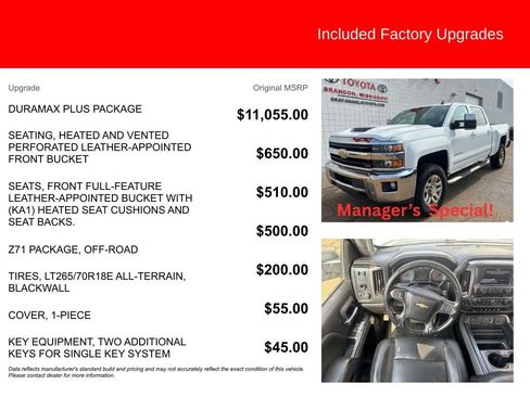 Used 2018 Chevrolet Silverado 3500 LTZ w/ Duramax Plus Package AWD/4WD image 5