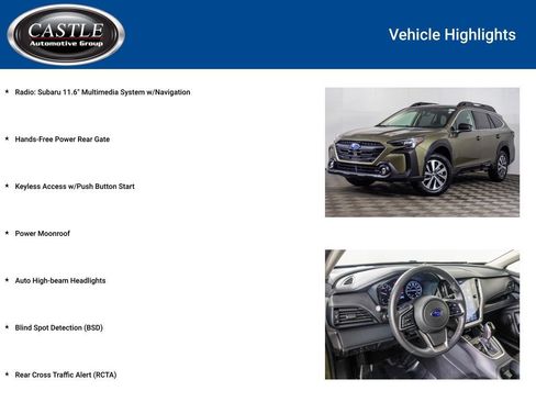 Used 2025 Subaru Outback Premium w/ Popular Package #1A image 8