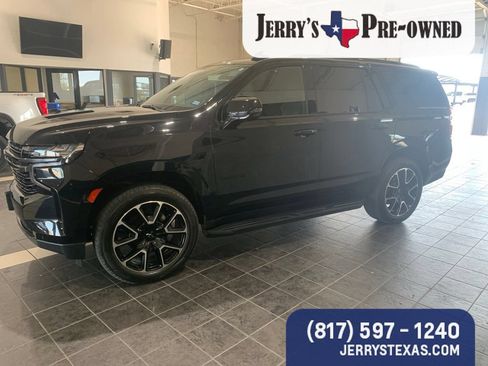 Used 2021 Chevrolet Tahoe RST w/ Luxury Package RWD image 1