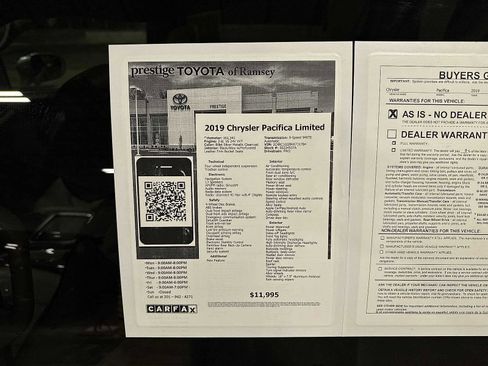Used 2019 Chrysler Pacifica Limited image 13