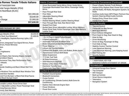 Used 2025 Alfa Romeo Tonale Tributo Italiano image 3