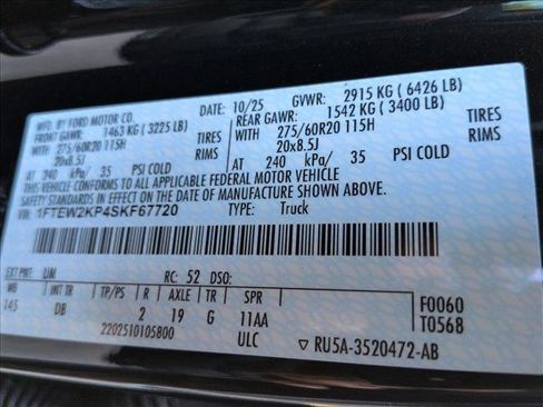 New 2025 Ford F150 STX w/ Equipment Group 200A image 17