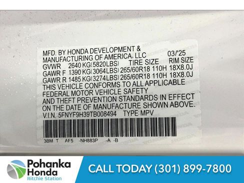 Used 2026 Honda Passport RTL image 34