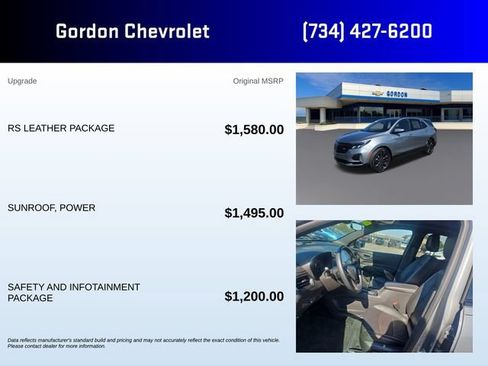 Used 2024 Chevrolet Equinox RS w/ RS Leather Package FWD image 5