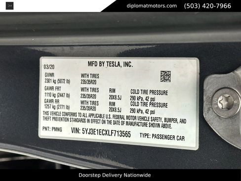 Used 2020 Tesla Model 3 Performance image 46