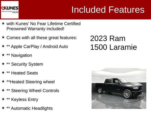Used 2023 RAM 1500 Laramie AWD/4WD image 2