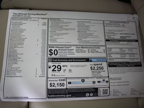 New 2026 BMW X3 xDrive30 w/ Convenience Package image 21