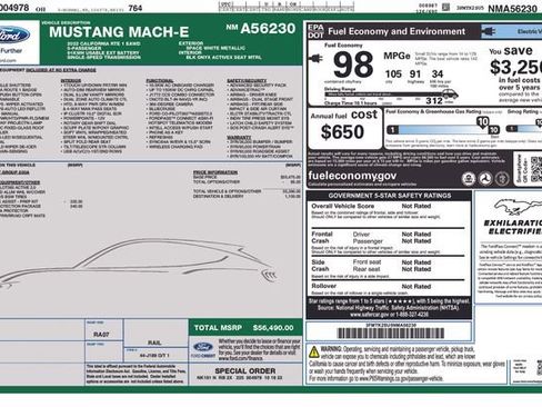 Used 2022 Ford Mustang Mach-E California Route 1 AWD/4WD image 14