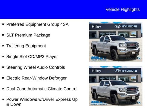 Used 2017 GMC Sierra 1500 SLT w/ SLT Premium Package image 11