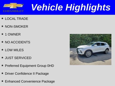 Certified 2025 Chevrolet Blazer Premier w/ Driver Confidence II Package image 2
